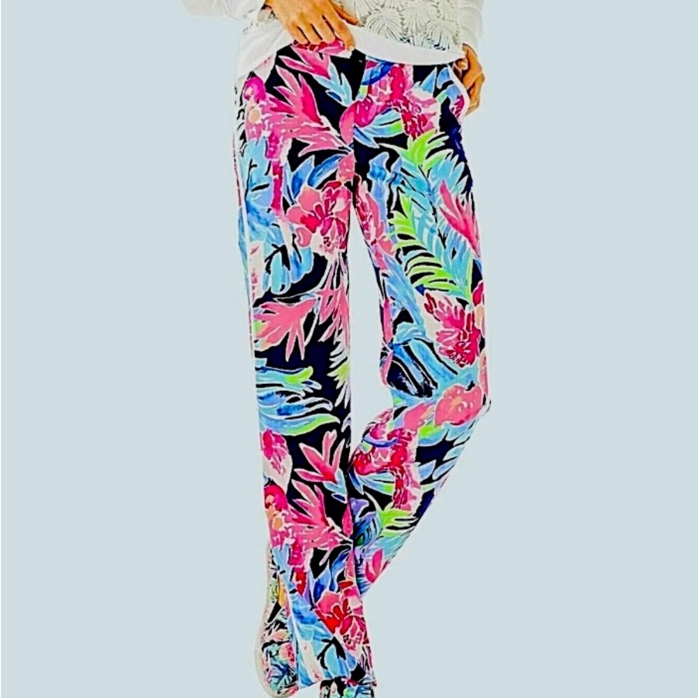 Lilly Pulitzer Vibrant Floral Pants